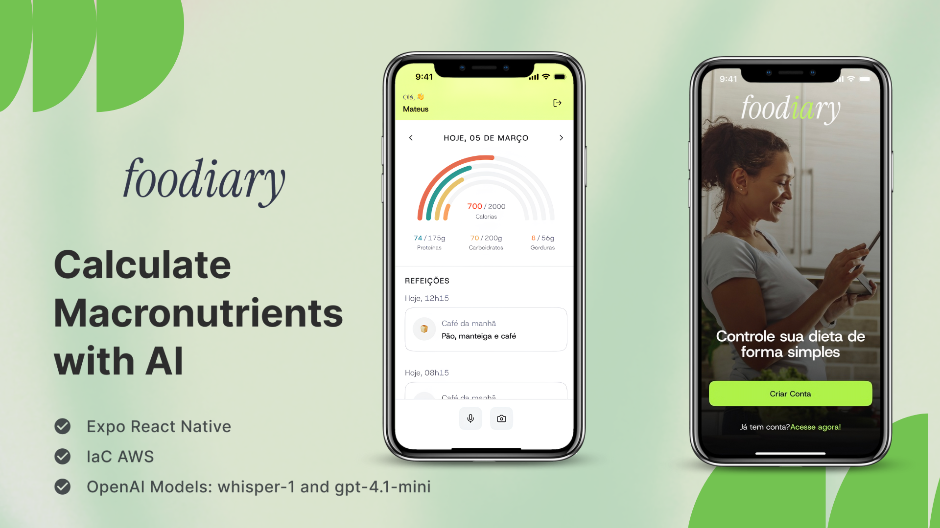 Foodiary Mobile App Banner